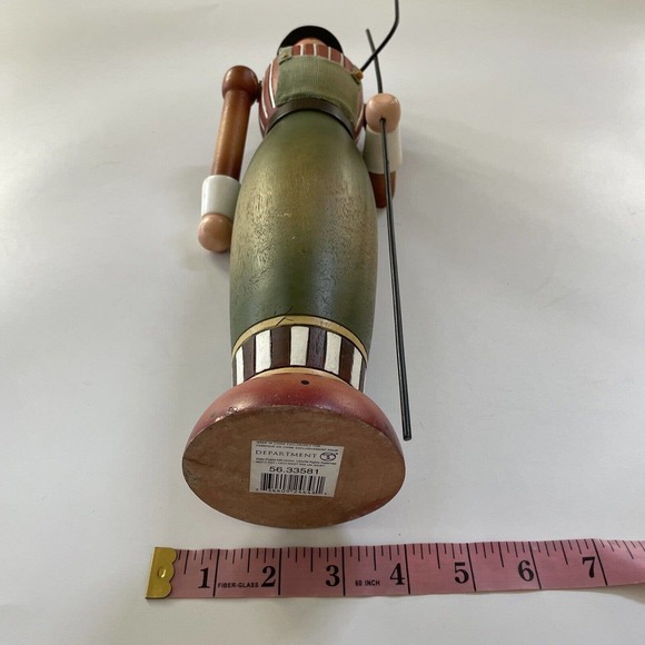 Department 56 Thanksgiving Pilgrim Figurine w/Pitchfork Folk Art Farmhouse Decor - Picture 5 of 14